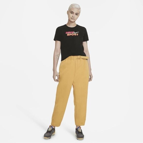 Nike Womens Sportswear Cotton Logo T-Shirt,Black,X-Small - Picture 10 of 16